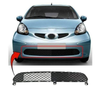 Fits Toyota Aygo 2005-2009 Front Centre Bumper Grille Mat Black thumbnail