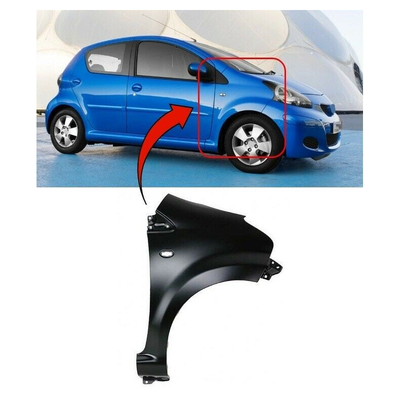 Fits Toyota Aygo 2005-2014 Front Wing Primed Driver Side