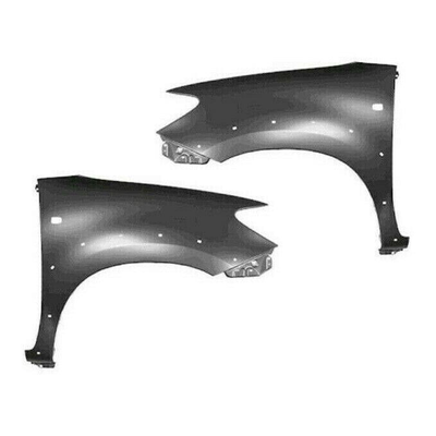 Fits Toyota Hilux 4Wd 2005-2011 Front Wing Primeds With Side Lamp Hole & Moulding Hole Left & Right Pair
