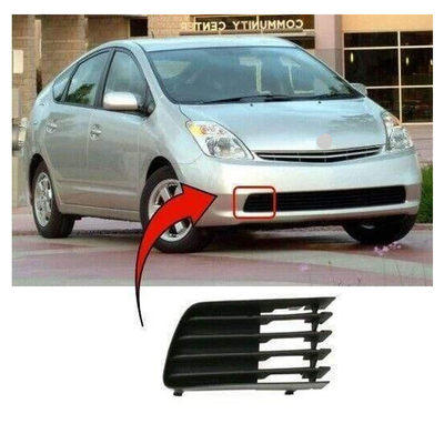 Fits Toyota Prius 2003-2009 Front Bumper Fog Grille Without Fog Hole Driver Side
