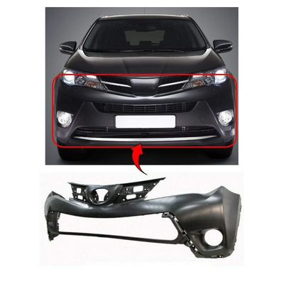 Fits Toyota Rav-4 2013-2016 Front Bumper Primed Without Pdc