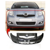 Fits Toyota Yaris 2009-2011 Front Bumper No Pdc Or Washer Holes Black thumbnail