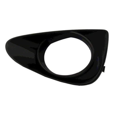 Fits Toyota Yaris 2011-2014 Front Bumper Fog Grille With Fog Hole Mat Black Left Side