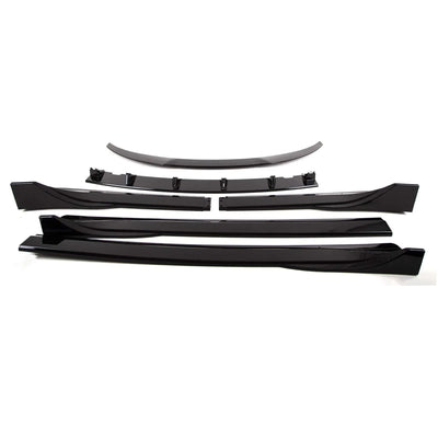 Fits Tesla Model Y Aero Body Kit Front Splitter Rear Diffuser Spoiler Side Skirts Gloss Black - tradevehicleparts.co.uk
