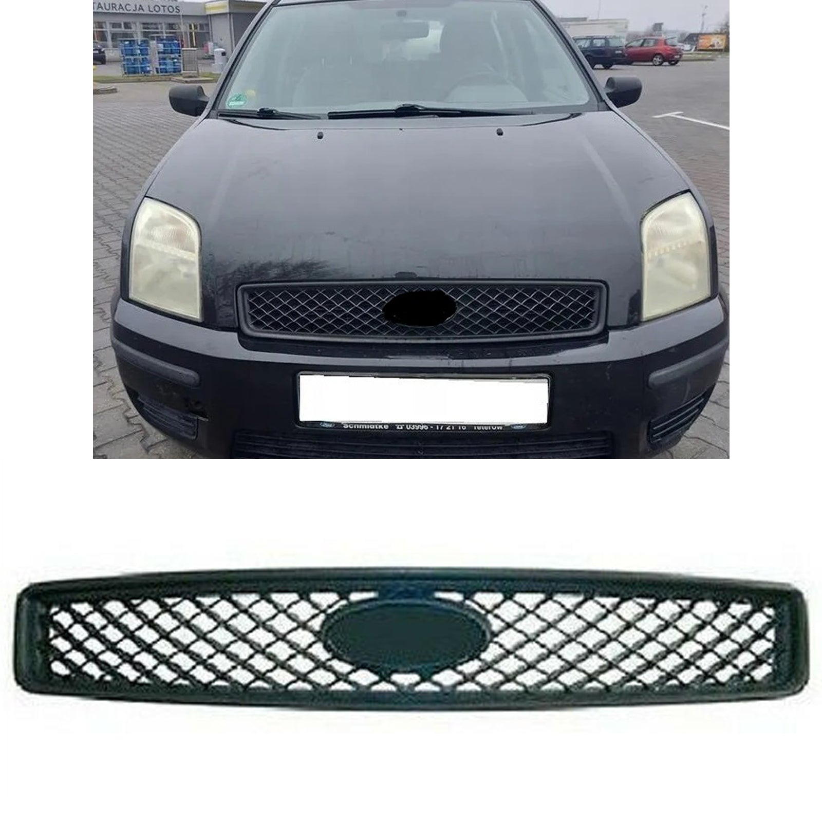Fits Ford Fusion 2002-2005 Front Main Radiator Grille Black