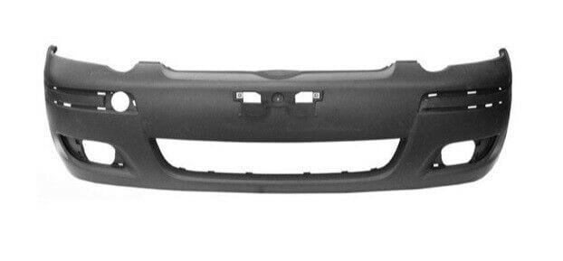 Fits Toyota Yaris 2003-2005 Front Bumper Black No Pdc Or Washer Holes - image 2