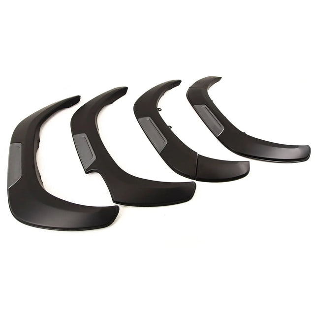 For Toyota Hilux MK8 2016-2018 Wheel Arches Fender Flares Black & Silver - image 3