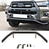 For Toyota Hilux 2020- Front Bumper City Spoiler Nudge Bull Bar Black thumbnail