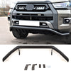 For Toyota Hilux 2020- Front Bumper City Spoiler Nudge Bull Bar Black thumbnail