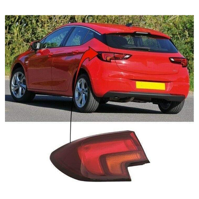Fits Vauxhall Astra 2015- Rear Light Lamp Outer Section Passenger Side