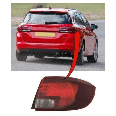 Fits Vauxhall Astra Estate Sport 2016- Rear Light Lamp Outer Section Driver Side