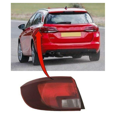 Fits Vauxhall Astra Estate Sport 2016- Rear Light Lamp Outer Section Passenger Side