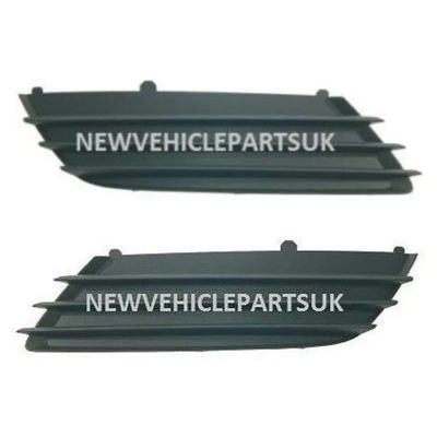 Fits Vauxhall Astra H 2004-2007 Front Bumper Fog Grille No Hole Pair Left & Right