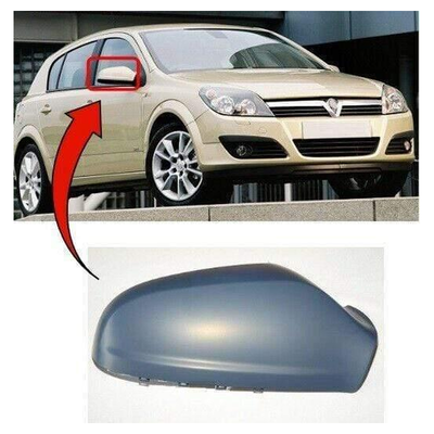 Fits Vauxhall Astra H 2004-2009 Door Wing Mirror Cover Primed Driver Side