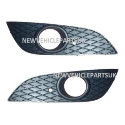 Fits Vauxhall Astra H 2007-2010 Front Bumper Fog Grille With Hole Pair Left & Right