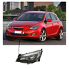 Fits Vauxhall Astra Hatch 2010-2012 Headlamp Headlight W/Motor Black Type Left Side thumbnail