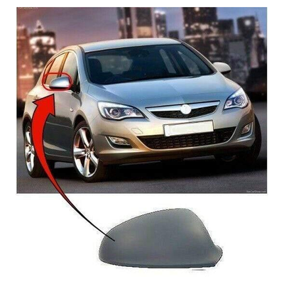 Fits Vauxhall Astra J 2010-2015 Door Wing Mirror Cover Primed Driver Side