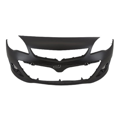 Fits Vauxhall Astra J 5Dr 2012-2015 Front Bumper Primed No PDC Or Washer Holes - tradevehicleparts.co.uk