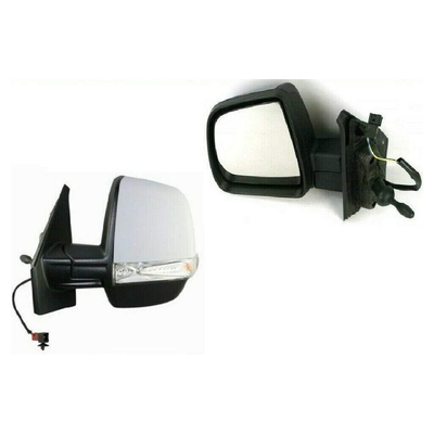 Fits Vauxhall Combo 2012- Door Wing Mirror Manual Primed Single Glass Passenger Side