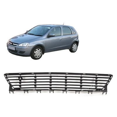 Fits Vauxhall Corsa C 2001-2006 Front Bumper Lower Centre Grille Black 
