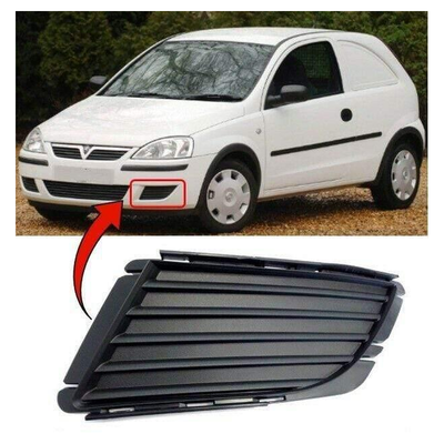 Fits Vauxhall Corsa C 2003-2006 Front Bumper Fog Grille Passenger Side 