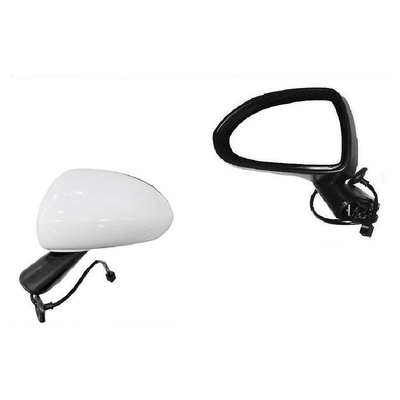 Fits Vauxhall Corsa D 2006- Mirror Heated Electric Primed Black Arm Left Side Not Vxr