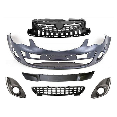 Fits Vauxhall Corsa D 2011-2014 Front Bumper Kit Complete Primed  Without Chrome Moulding