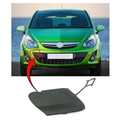 Fits Vauxhall Corsa D 2011-2014 Front Bumper Towing Eye Cover
