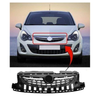 Fits Vauxhall Corsa D 2011-2014 Upper Centre Front Bumper Grille Mat Black thumbnail
