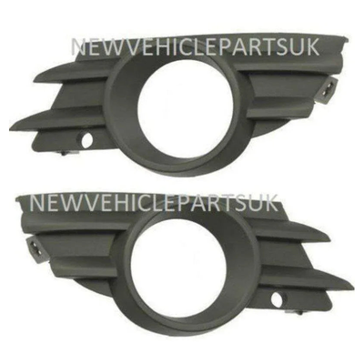 Fits Vauxhall Meriva 2006-2010 Front Bumper Fog Grille With Hole Pair Left & Righ