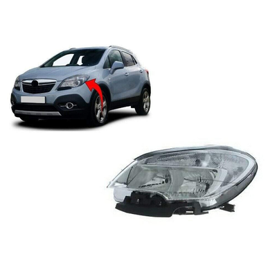 Fits Vauxhall Mokka 2012-2016 Headlight Headlamp With Motor Passenger Side