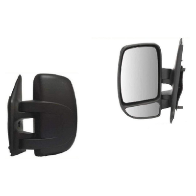 Fits Vauxhall Movano 2003-2010 Door Wing Mirror Manual Black Passenger Side