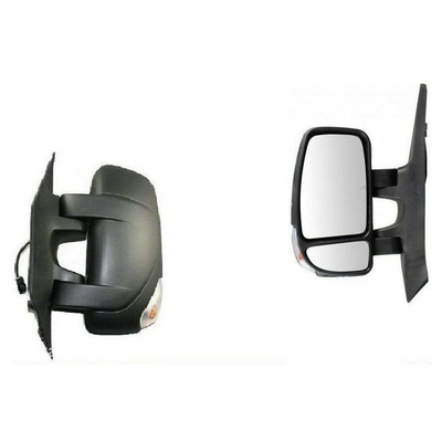 Fits Vauxhall Movano 2010-2017 Door Mirror W/Indicator Manual Black Passenger Side