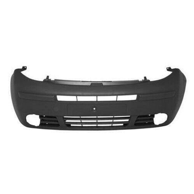 Fits Vauxhall Vivaro 2000-2006 Front Bumper Black With Fog Light Holes No Pdc Holes
