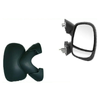 Fits Vauxhall Vivaro 2000-2014 Door Wing Mirror Manual Black Driver Side thumbnail