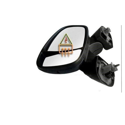 Fits Vauxhall Vivaro 2000-2014 Door Wing Mirror Electric Heated Black Passenger Side