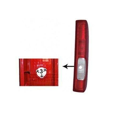 Fits Vauxhall Vivaro 2007-2014 Rear Light Lamp Driver Side Takes 3 Lug Bulb Holder