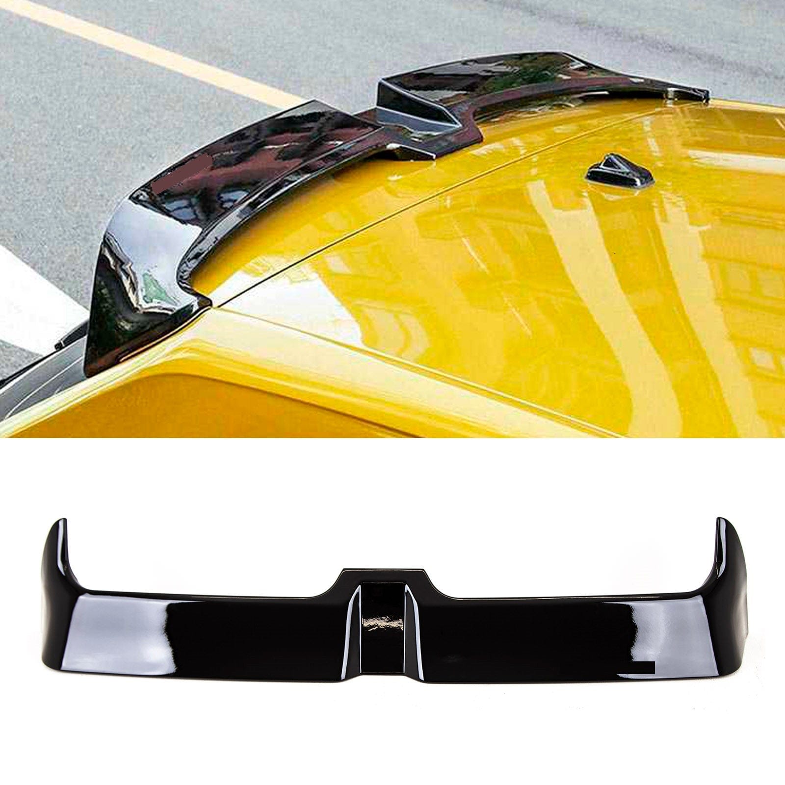 VK5632 VW Polo MK6 AW 2018- Rear Roof Boot Lip Spoiler Oettinger Style Gloss Black