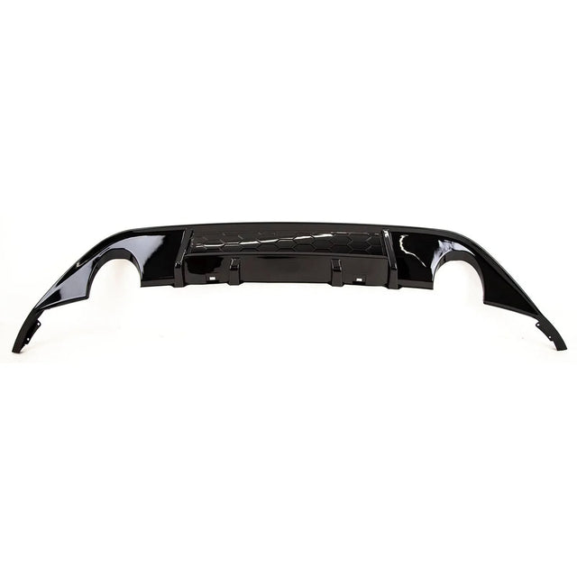 Fits VW Golf GTI MK7 2013-2016 Rear Bumper Diffuser Spoiler Dual Exhaust Gloss Black - image 2