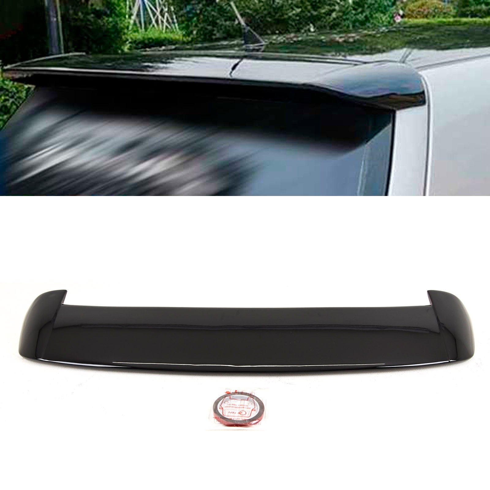 VK5662 VW Golf MK4 1997-2006 Rear Roof Boot Lip Spoiler Gloss Black