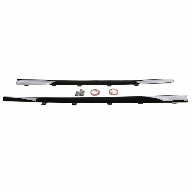 Fits VW Golf MK7 MK7.5 R GTD GTI TSI TDI 2013-2020 Side Skirts Extension Blades Gloss Black - image 2