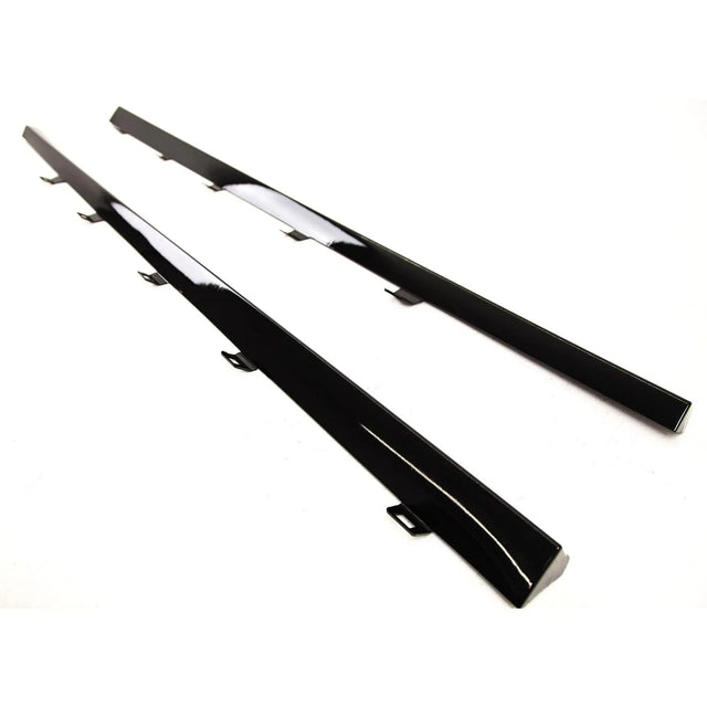 Fits VW Golf MK7 MK7.5 R GTD GTI TSI TDI 2013-2020 Side Skirts Extension Blades Gloss Black - image 4