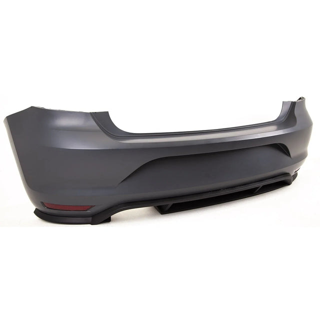 Fits VW Polo Gti 2014-2017 Rear Bumper Complete Primed With Brackets & Reflectors For Twin Exhaust New - image 2