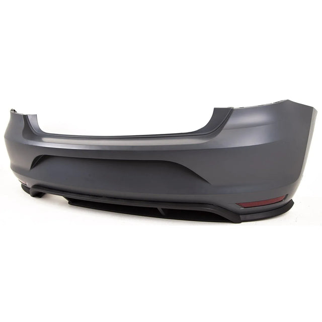 Fits VW Polo Gti 2014-2017 Rear Bumper Complete Primed With Brackets & Reflectors For Twin Exhaust New - image 3