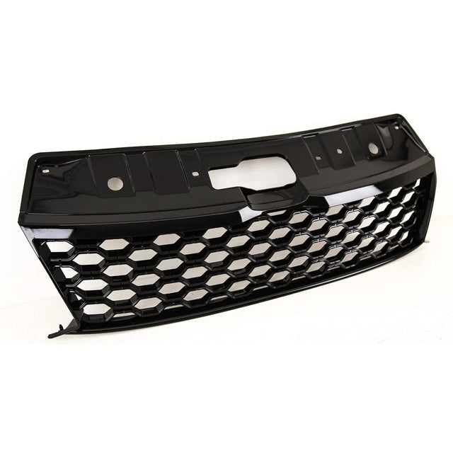 For VW Amarok 2011-2021 Front Main Grille Gloss Black - image 3