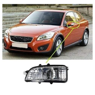 Fits Volvo C30 2007-2013 Door Wing Mirror Indicator Clear Lens Passenger Side