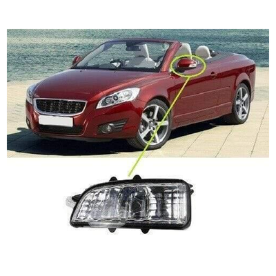 Fits Volvo C70 2010-2013 Door Wing Mirror Indicator Clear Lens Passenger Side