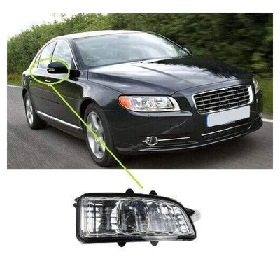 Fits Volvo S80 2006-2013 Door Wing Mirror Indicator Clear Lens Driver Side