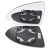 Fits VW Arteon 2017- Door Wing Mirror Glass Asph. Heated With Base Left Side thumbnail