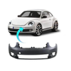 Fits VW Beetle 2012-2016 Front Bumper Not Primed No Pdc Or Washer Hole thumbnail